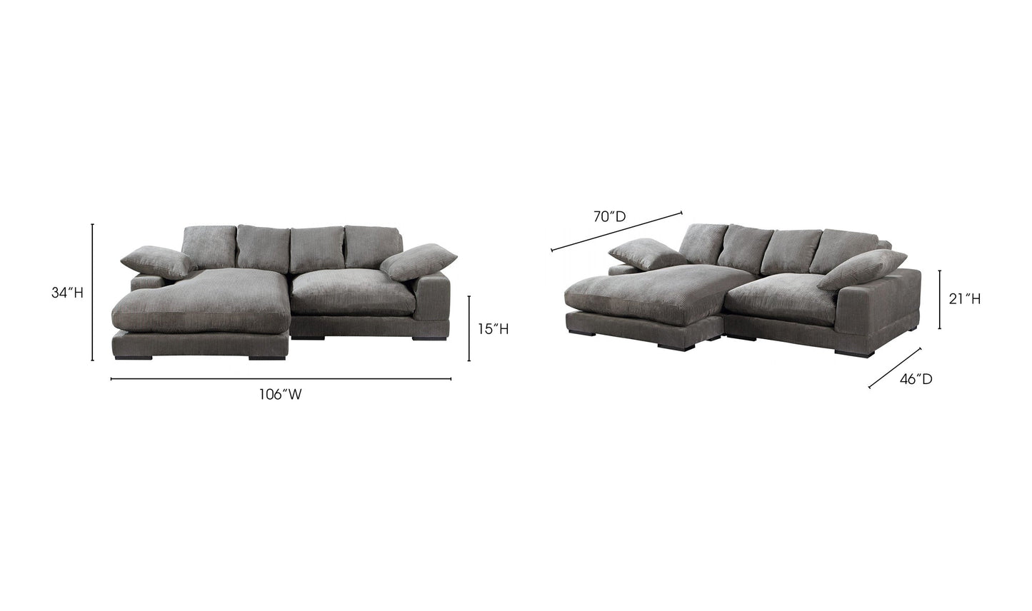 Plunge Sectional Dark Grey