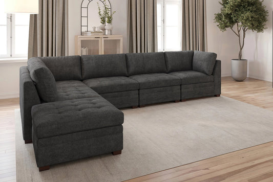 Abby Grey Modular Sectional Collection