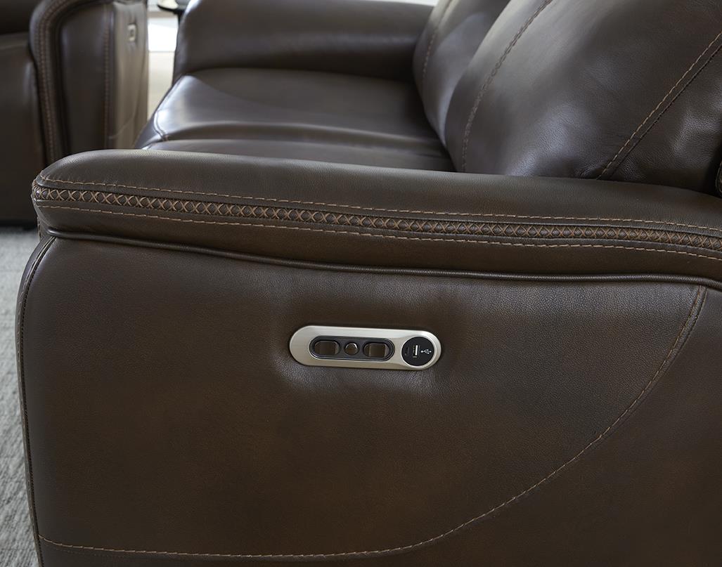 Cascade Power Reclining Leather Living Room Collection