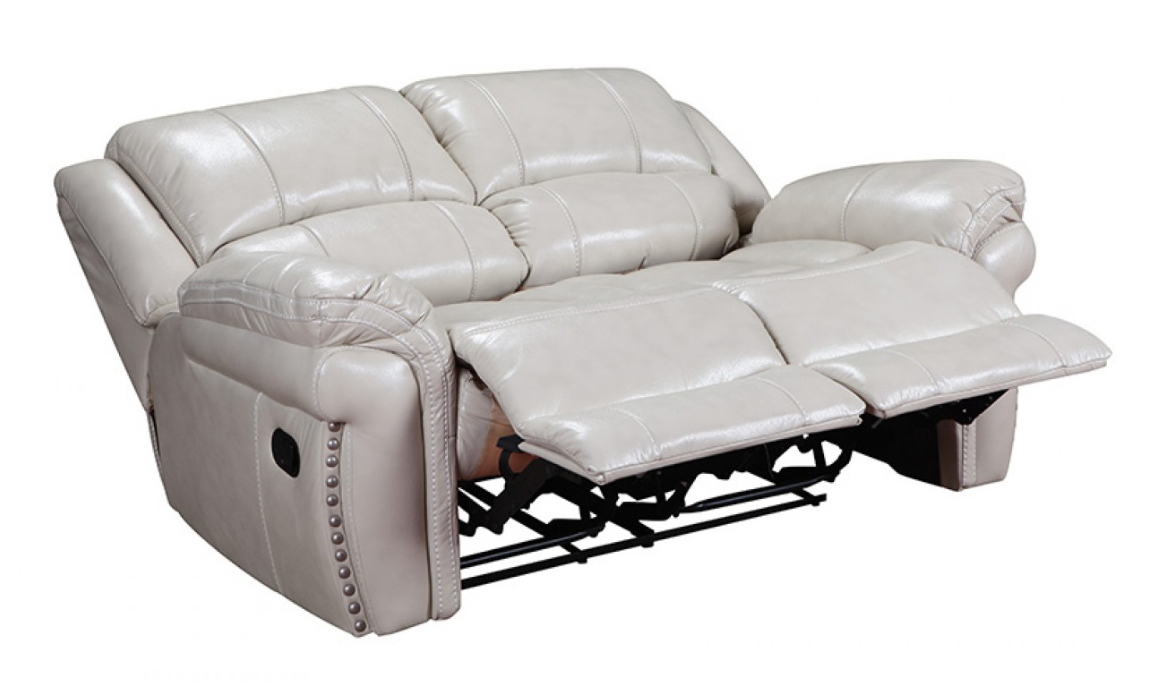 Milton Cream Reclining Loveseat