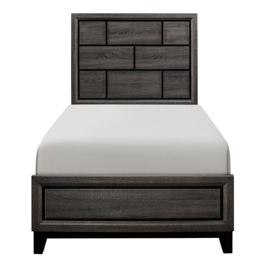 Davi Grey Bed