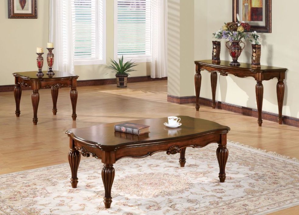 Dreena Occasional Collection, Brown Finish