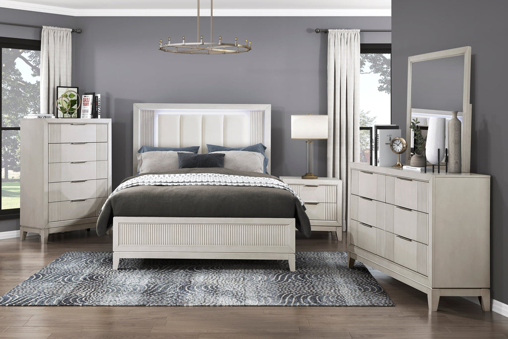 Florence LED Bedroom Collection, 63.5" W
