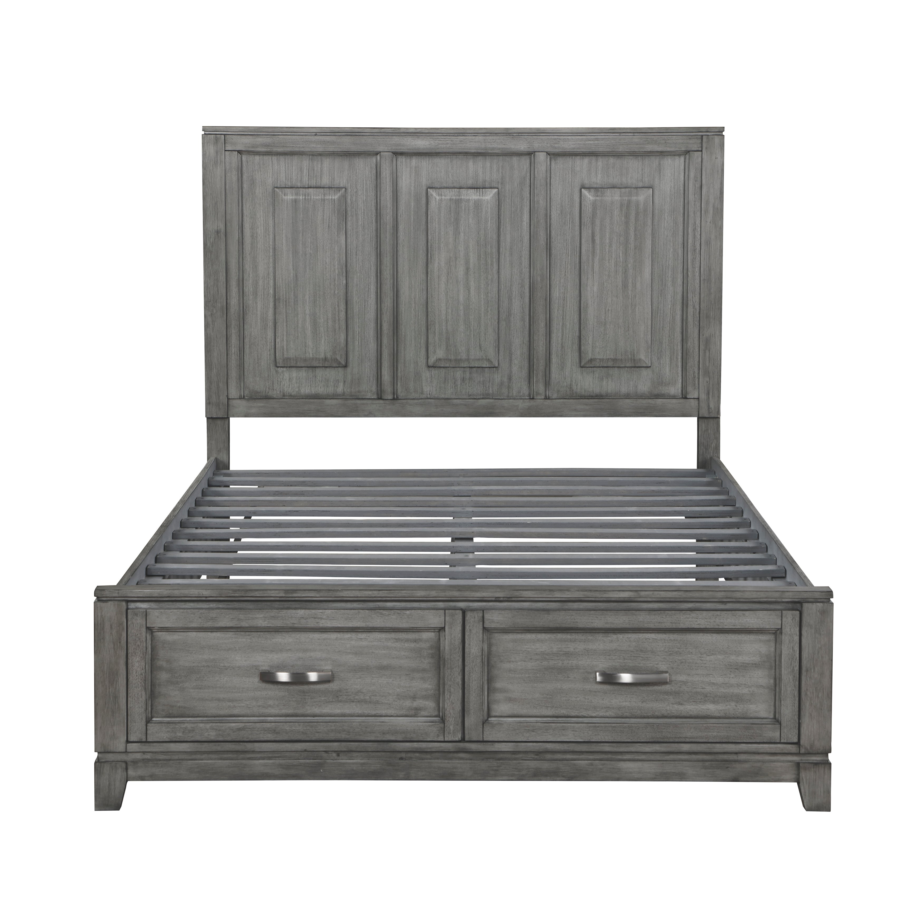 Garretson Grey Bedroom Collection, 63.5" W