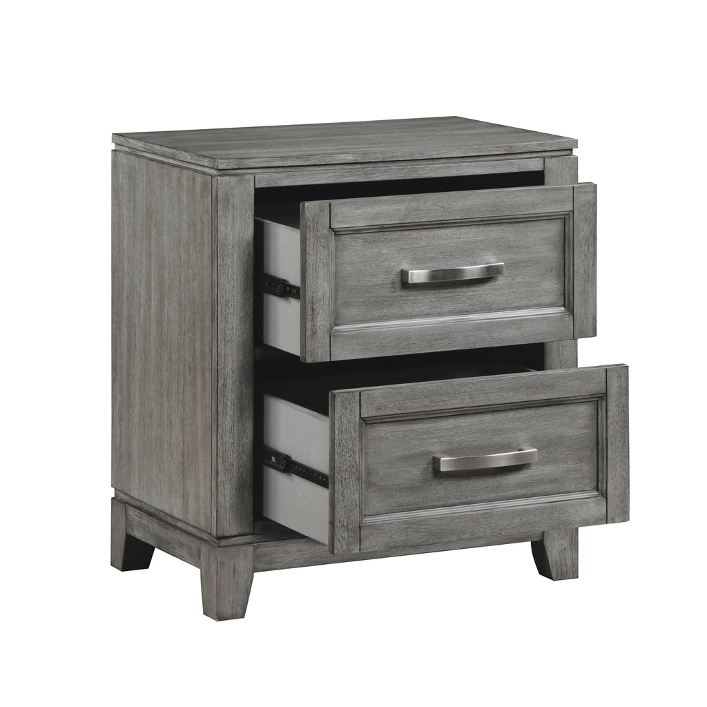 Garretson Grey Bedroom Collection, 63.5" W