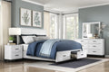 Garretson White Bedroom Collection, 63.5" W
