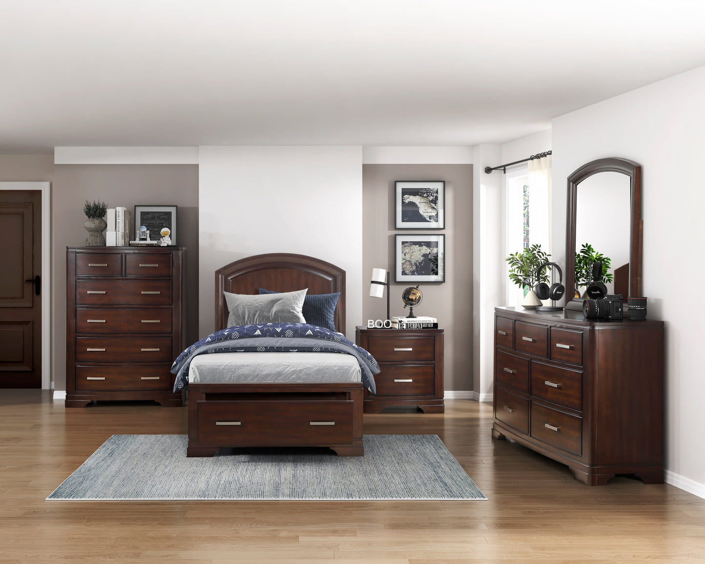 Hudson Cherry Bedroom Collection
