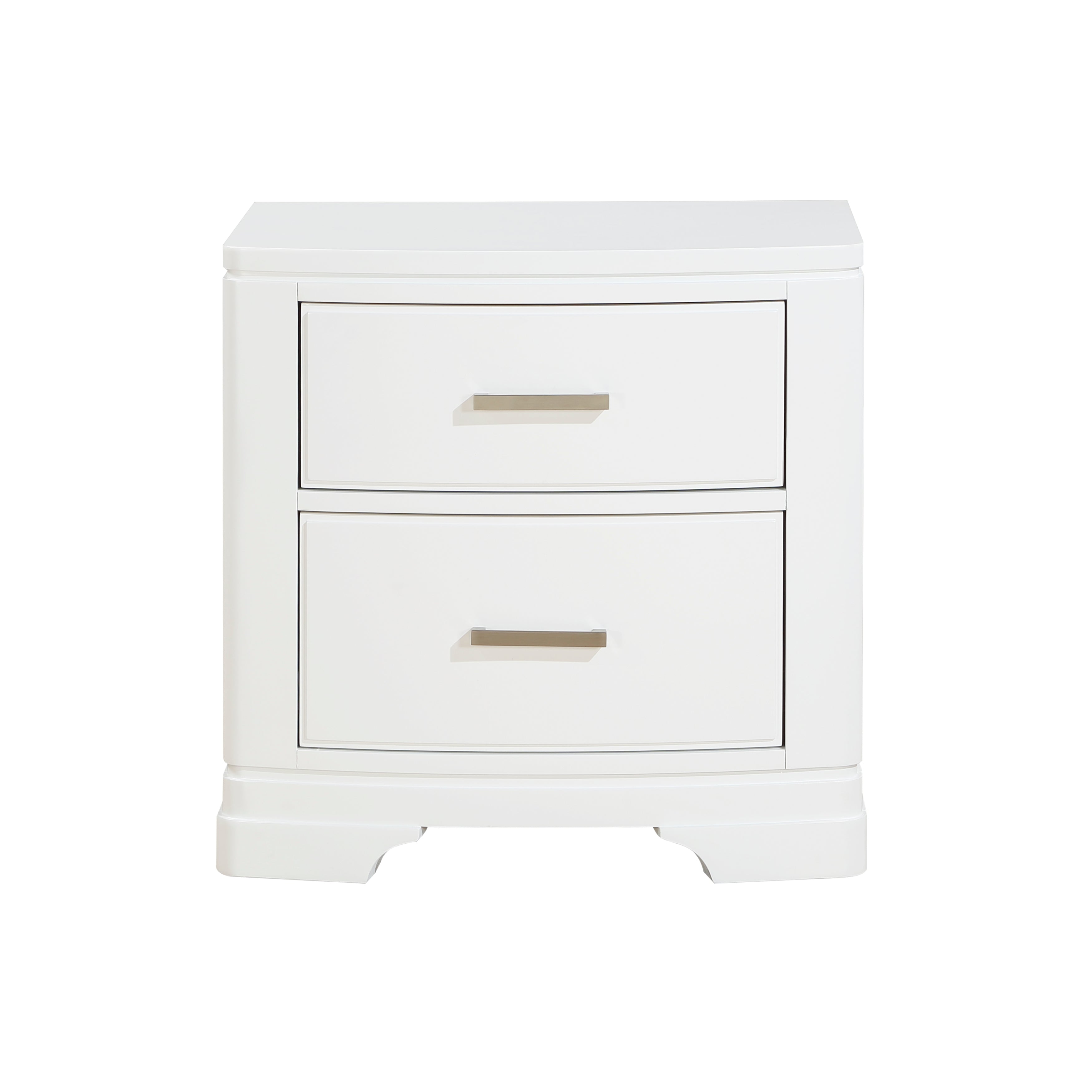 Hudson White Bedroom Collection, 63.5" W
