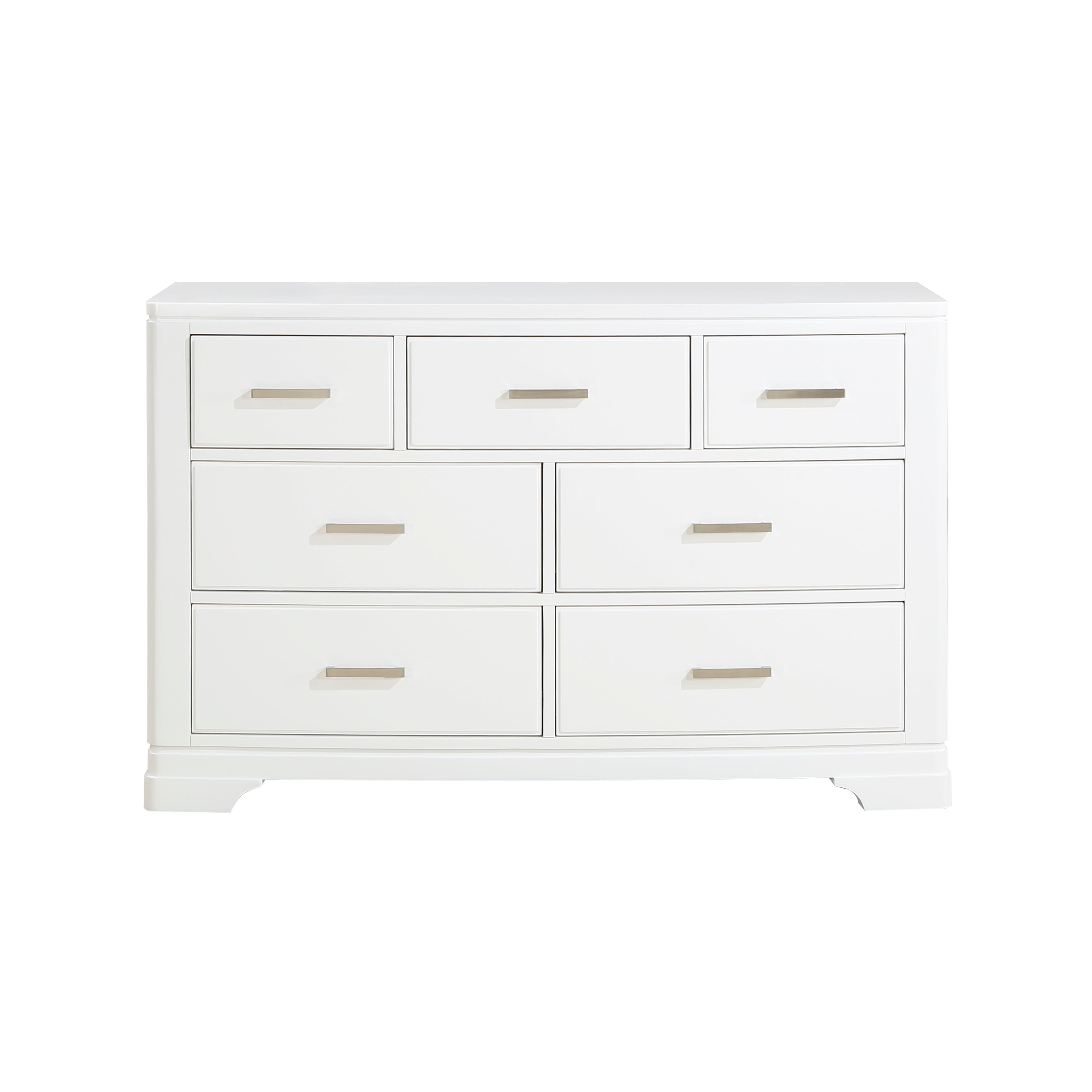 Hudson White Bedroom Collection, 63.5" W