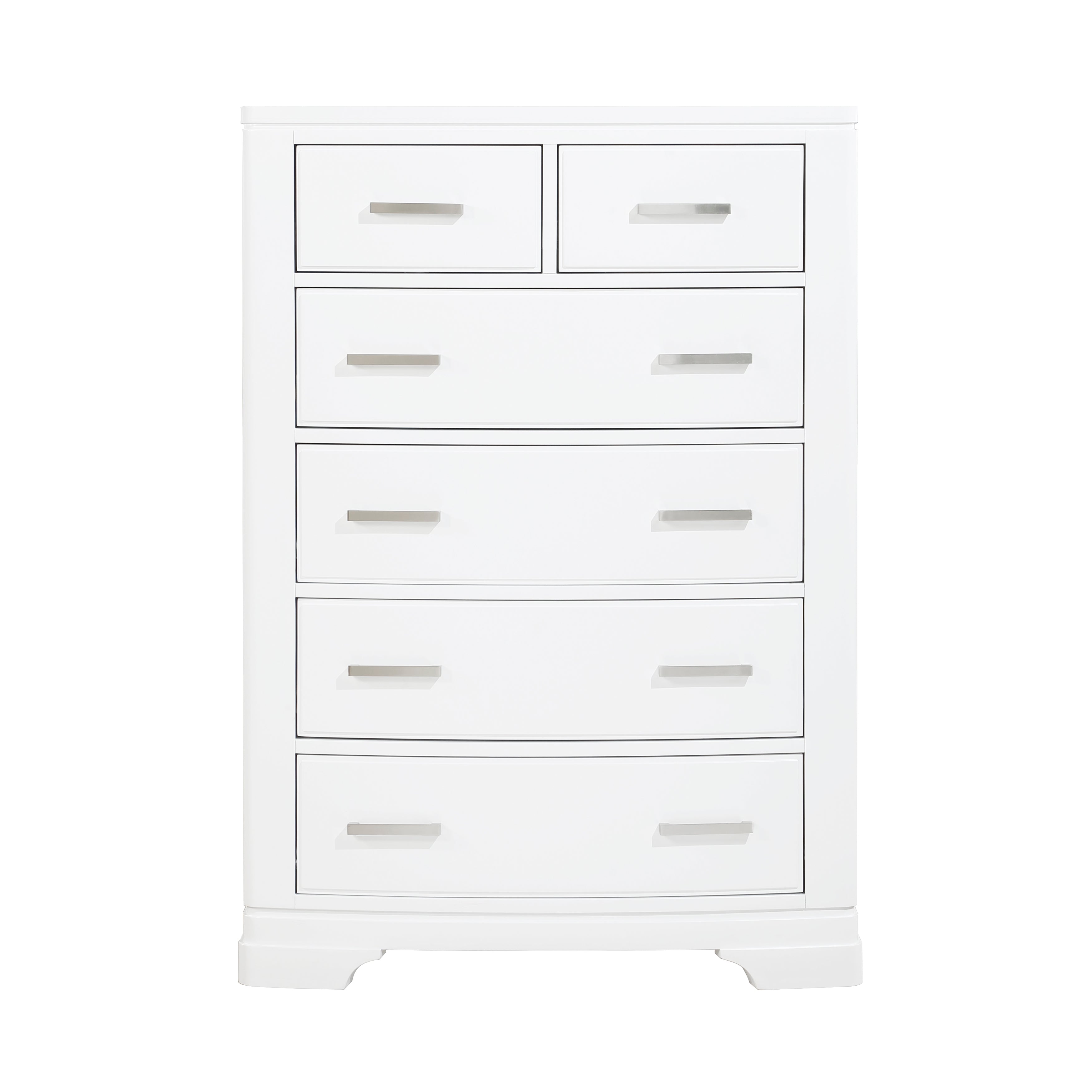 Hudson White Bedroom Collection, 63.5" W