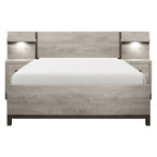 Zephyr Light Grey Bedroom Collection, 82" W