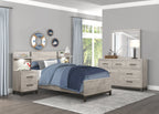 Zephyr Light Grey Bedroom Collection, 82" W