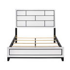 Davi White Bed, 63.5 in L