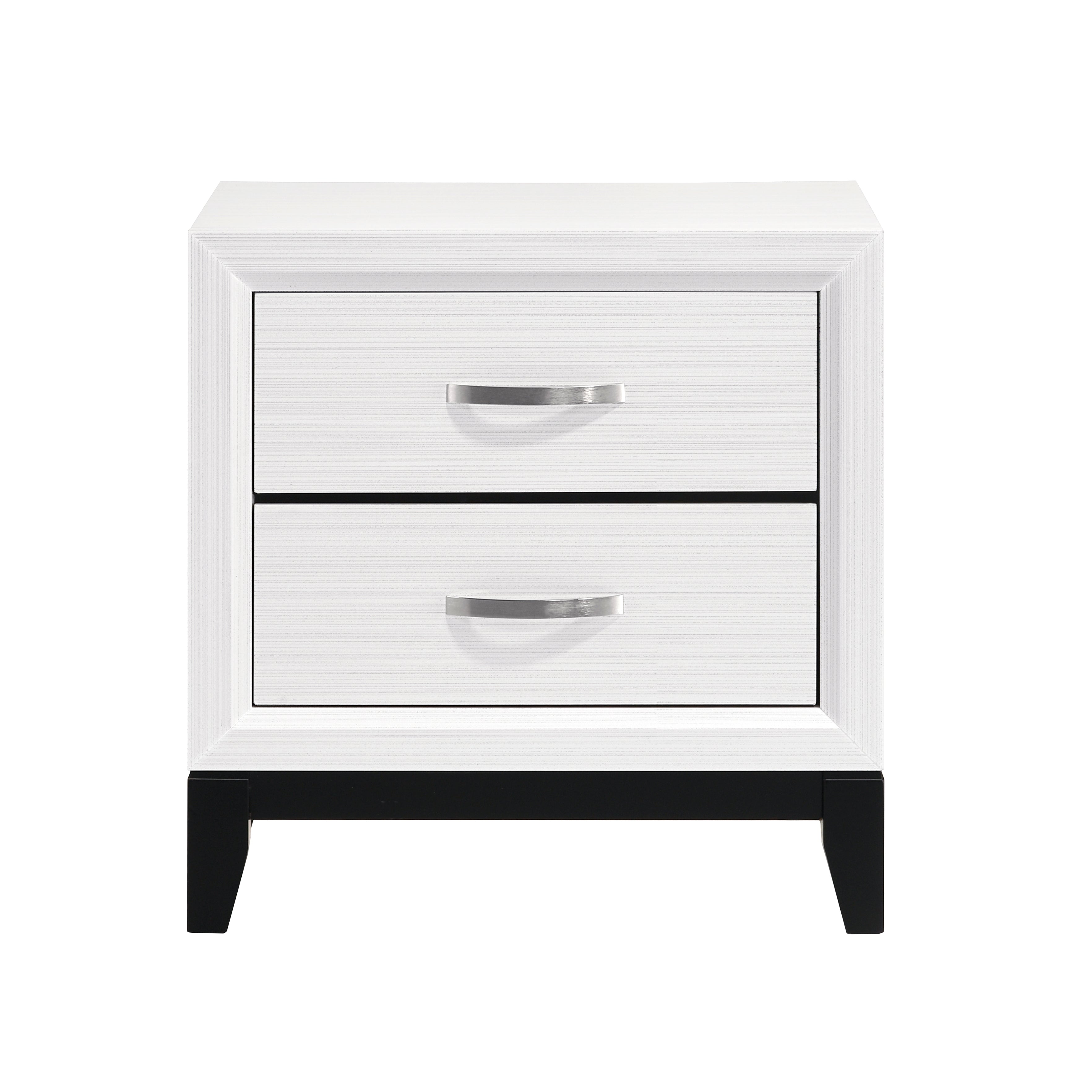 Davi White Bedroom Collection, 58" W