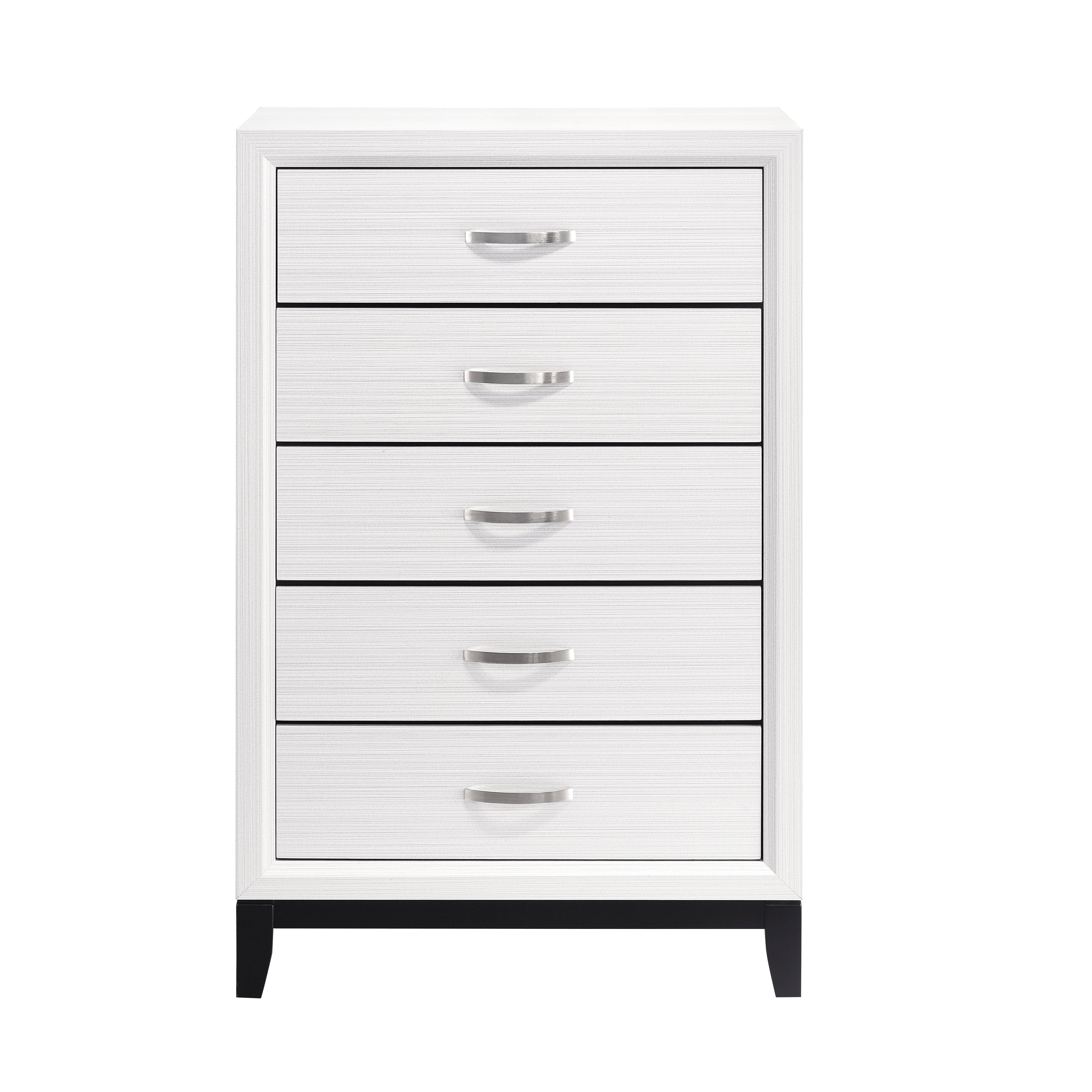 Davi White Bedroom Collection, 58" W