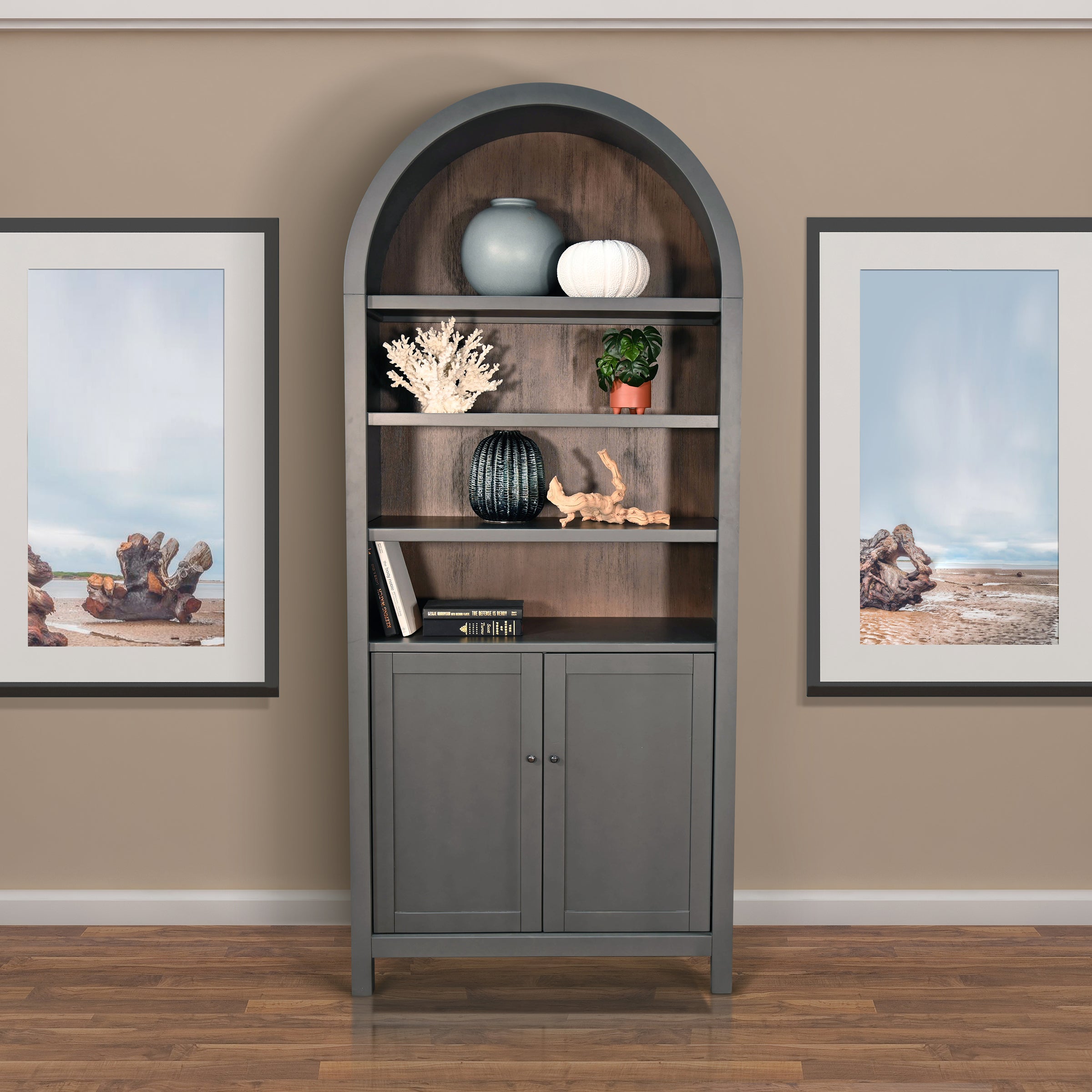 Rome Arch Display Cabinet Collection, 36" W