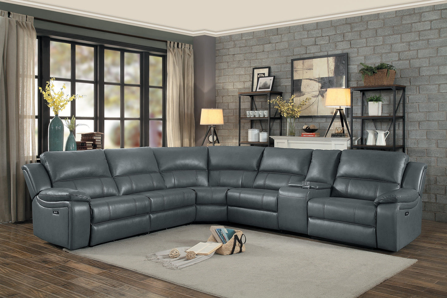 Falun Power Reclining Sectional Collection