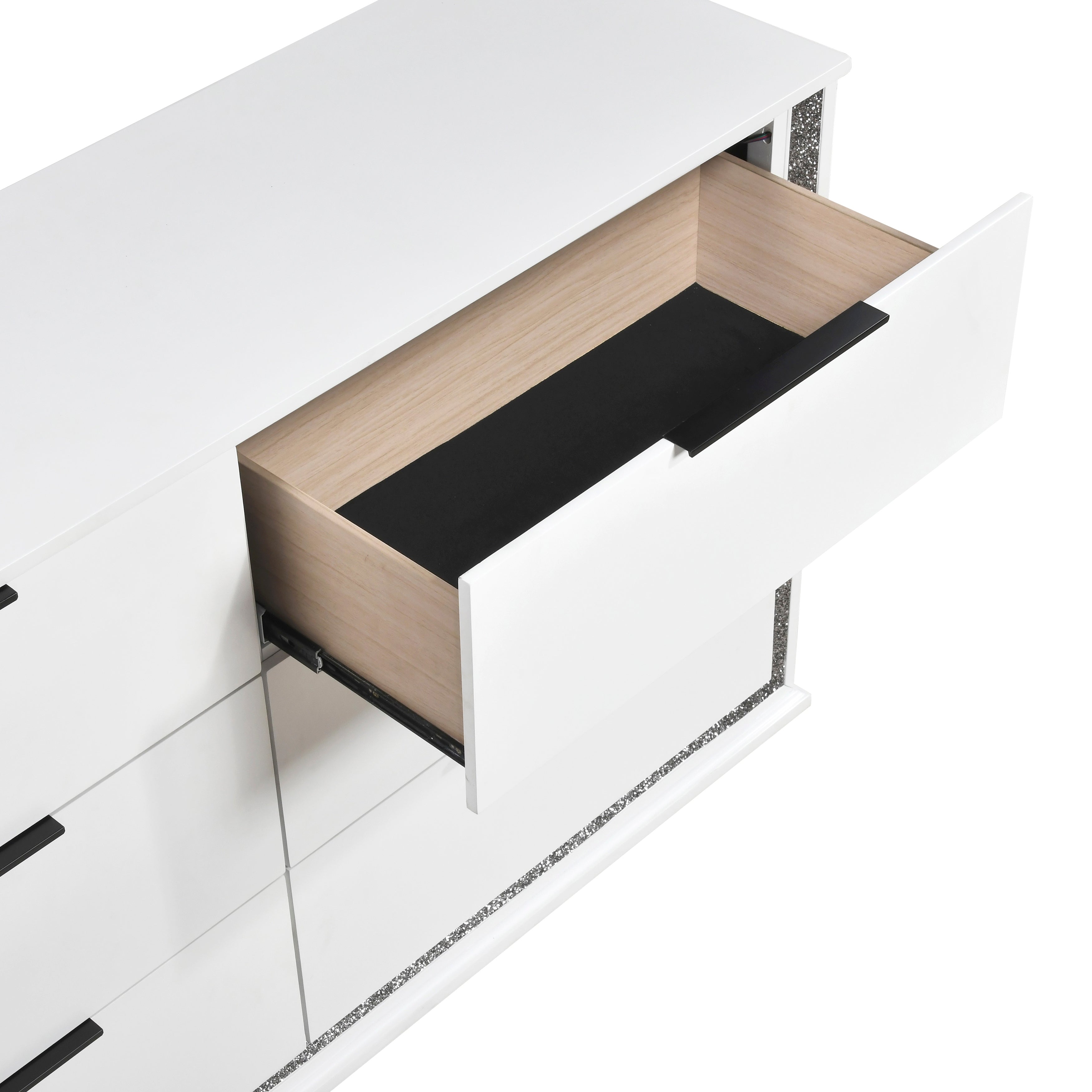 2390 Multi Color LED Bedroom Collection, 64.5" W