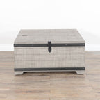 Alpine Grey Lift Top Storage Coffee Table, 35" W