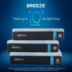 LuxeBreeze Firm Mattress, Memory Foam