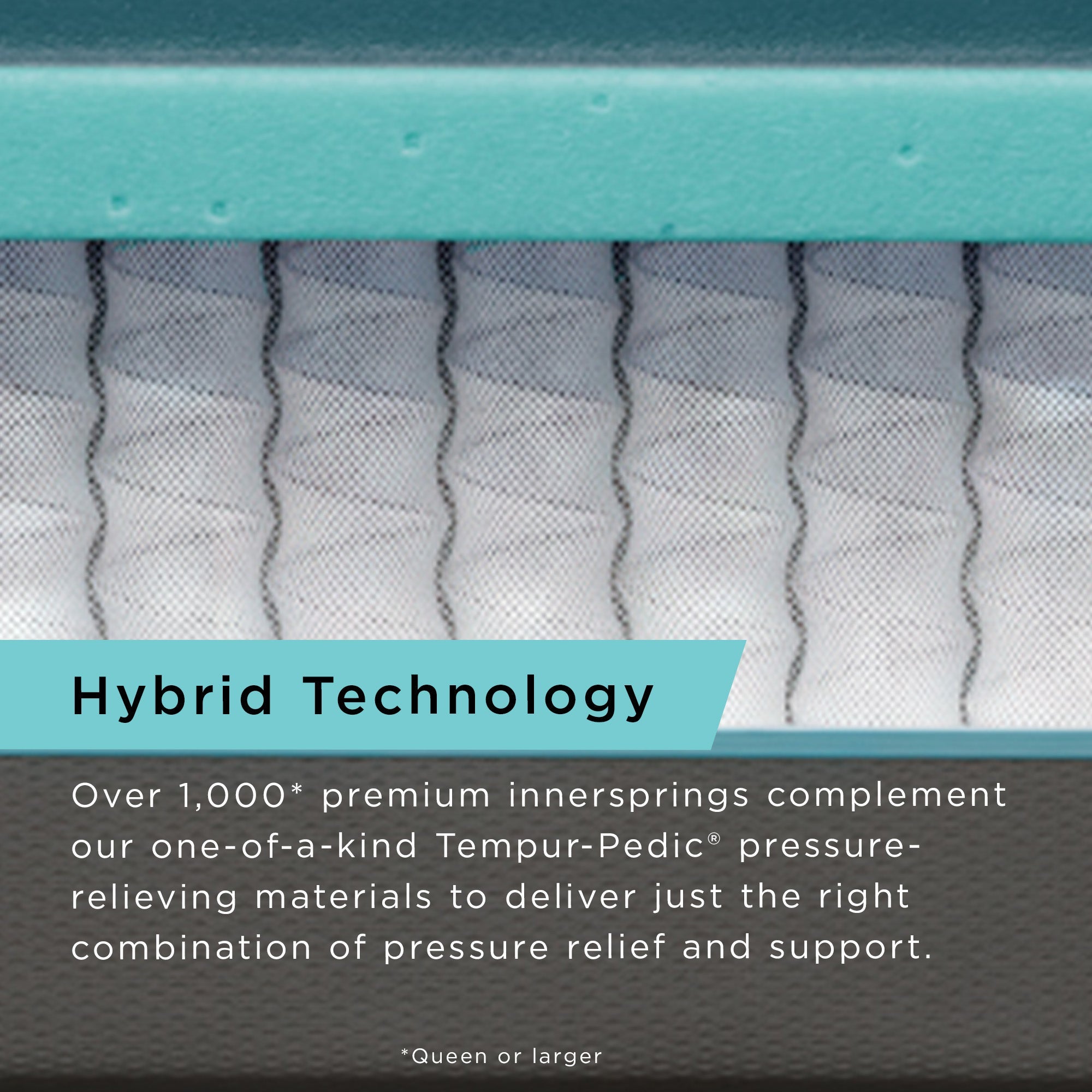 ProAdapt Medium Hybrid Mattress, Hybrid