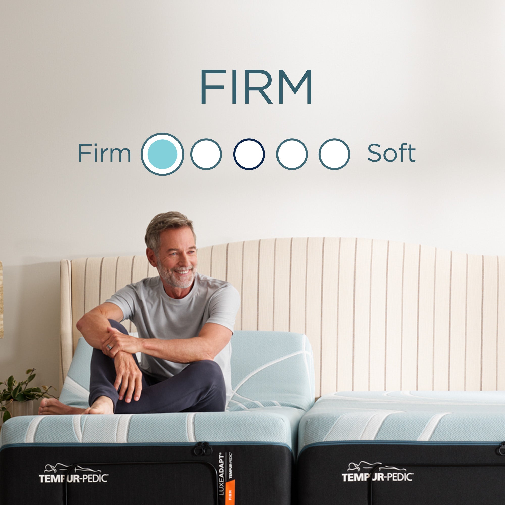LuxeAdapt Firm Mattress, Memory Foam