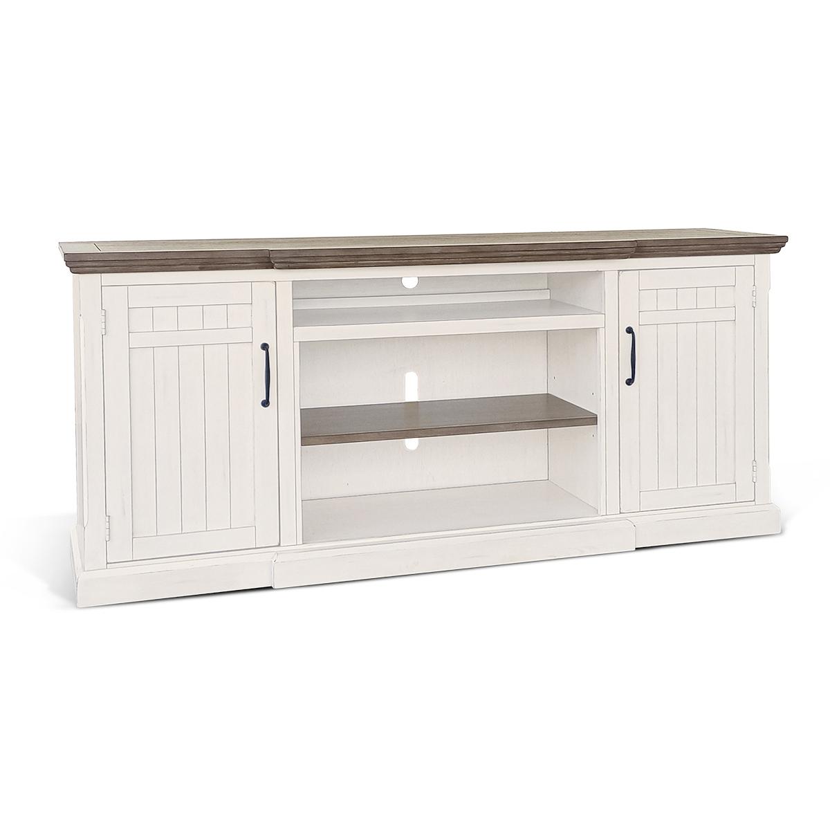 Pasadena White 78 TV Stand