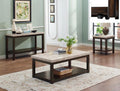 Kelia Marble End Table, 22" W