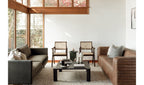 Castle Sofa Light Brown, 95.0" W