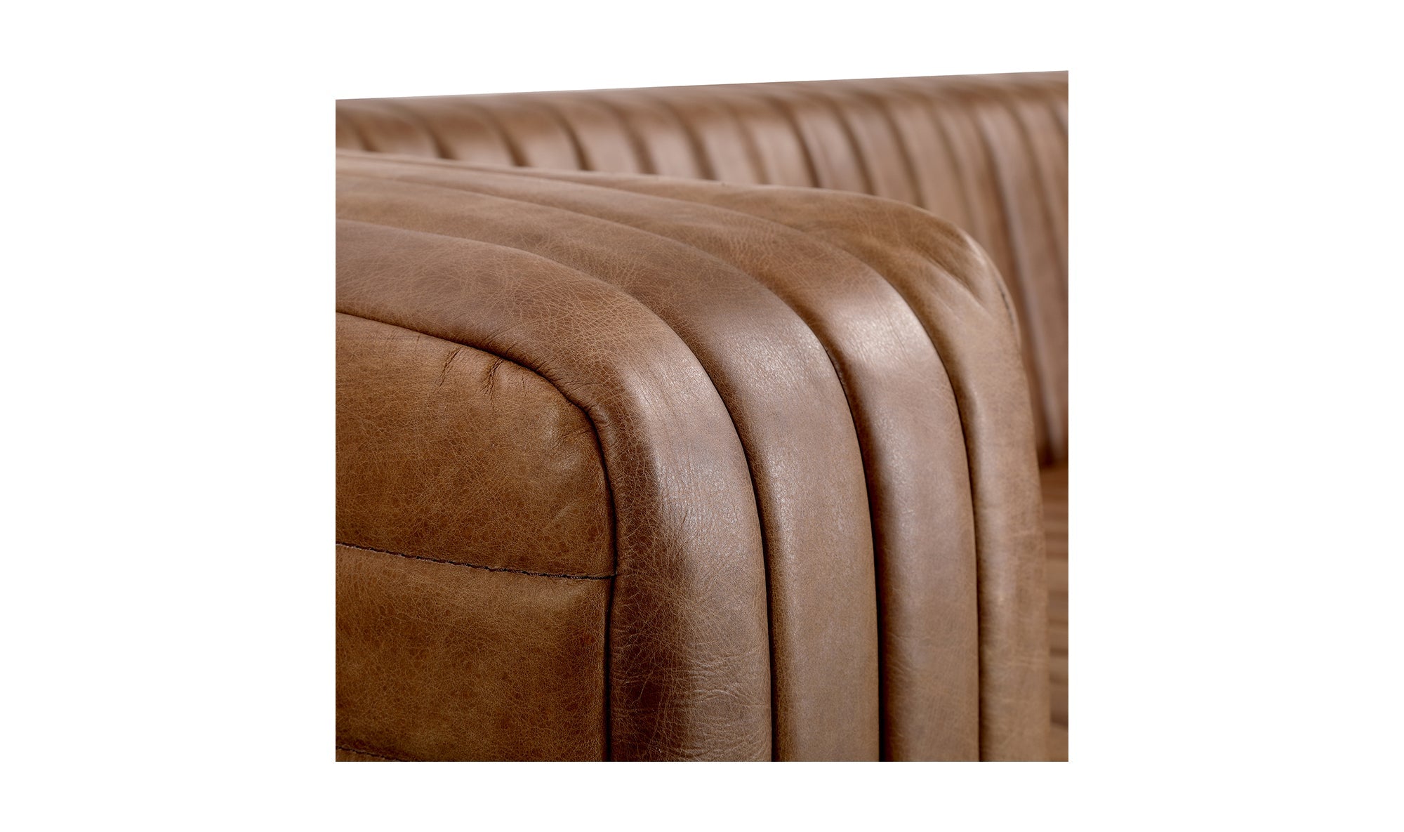 Castle Sofa Light Brown, 95.0" W