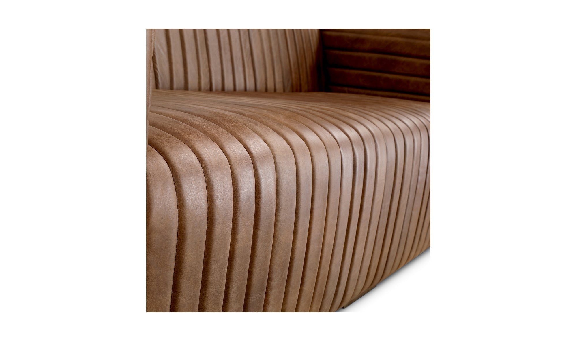Castle Sofa Light Brown, 95.0" W