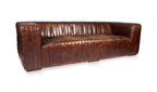 Castle Sofa Dark Brown, 95.0" W