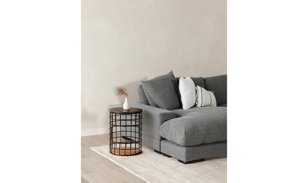 Plunge Sectional Grey, 106.0" W