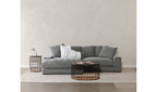 Plunge Sectional Grey, 106.0" W