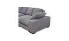 Plunge Sectional Grey, 106.0" W