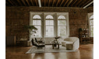 Excelsior Sofa White, 82.25" W