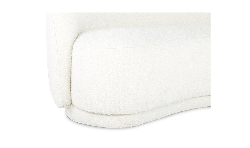 Excelsior Sofa White, 82.25" W