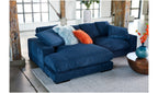 Plunge Sectional Blue, 106.0" W