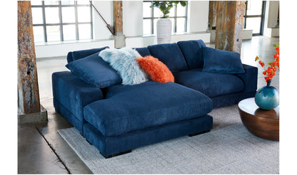 Plunge Sectional Blue