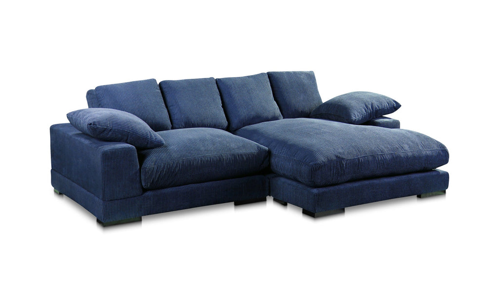 Plunge Sectional Blue, 106.0" W