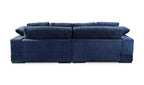 Plunge Sectional Blue, 106.0" W