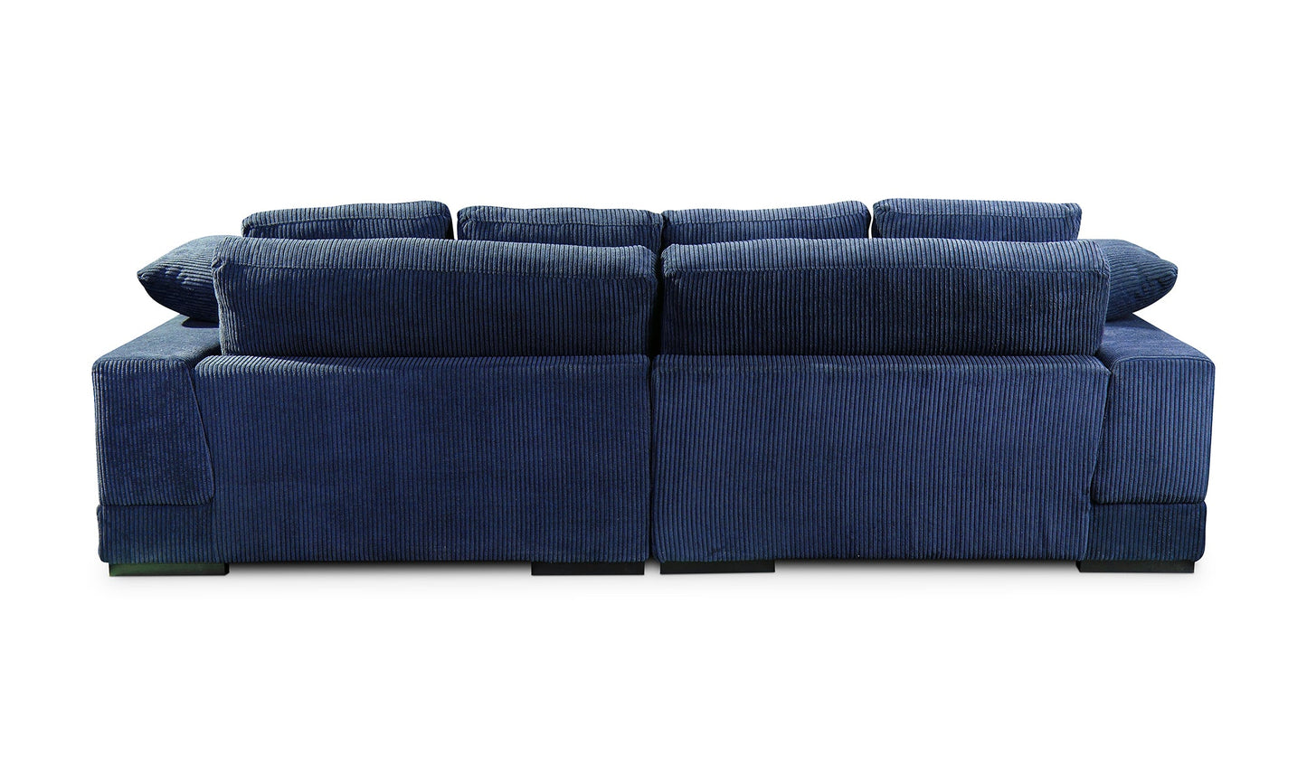 Plunge Sectional Blue