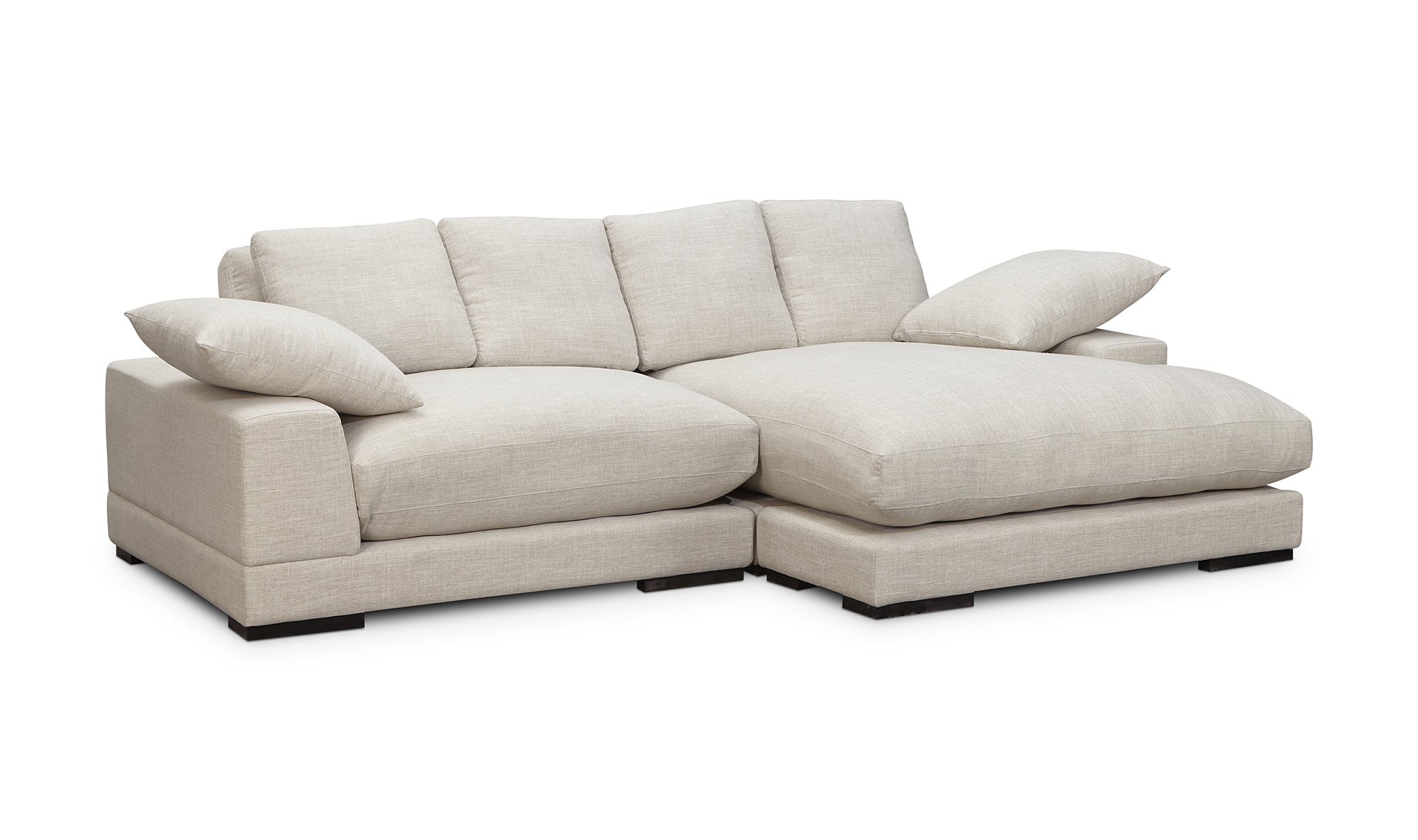 Plunge Sectional Sahara, 106.0" W
