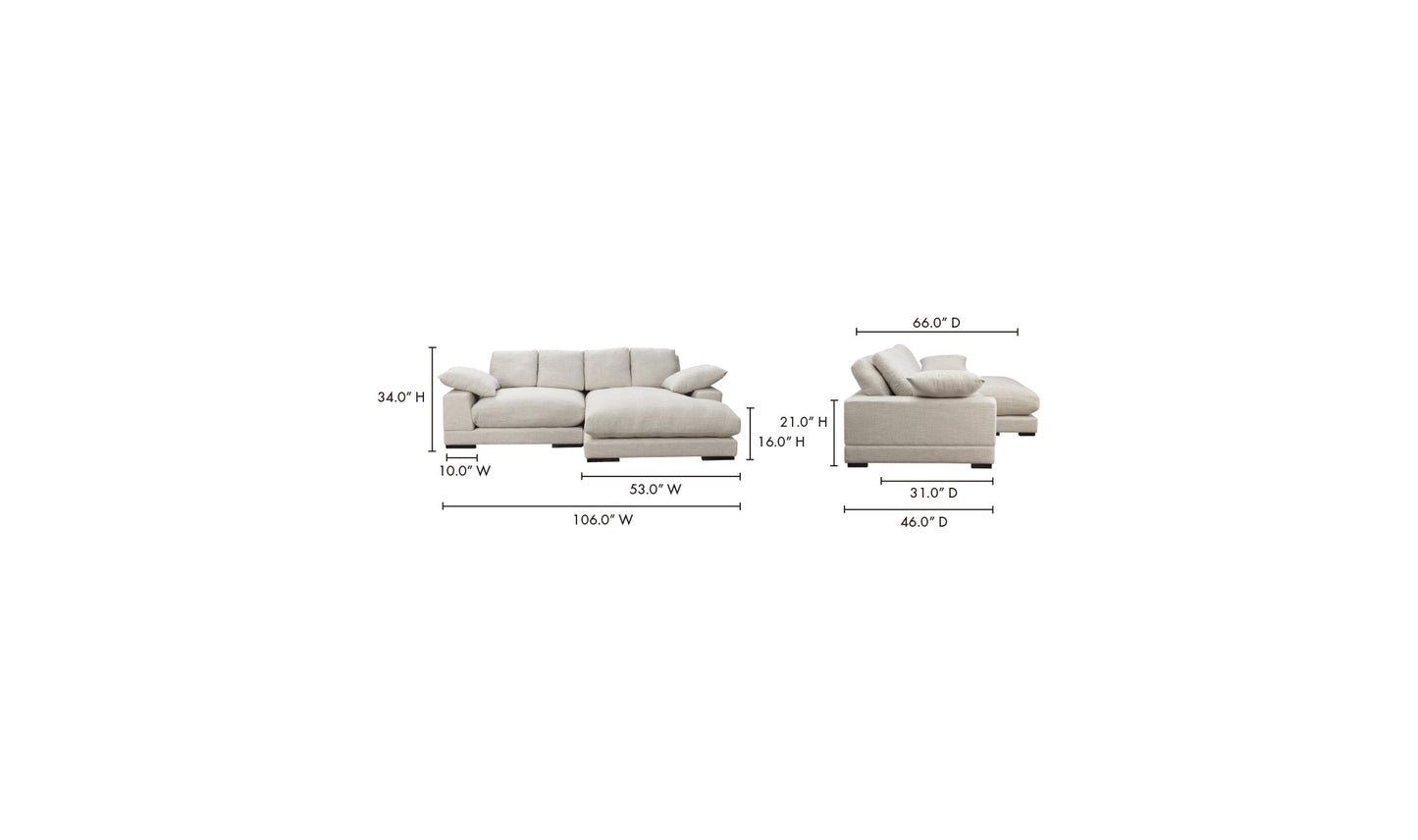 Plunge Sectional Sahara