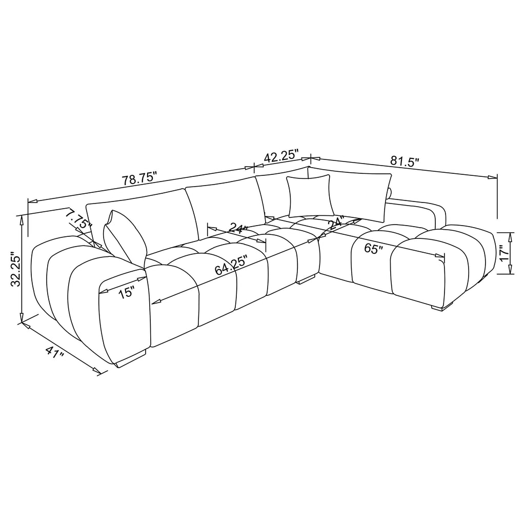 Camacho Sectional Collection, 40" W