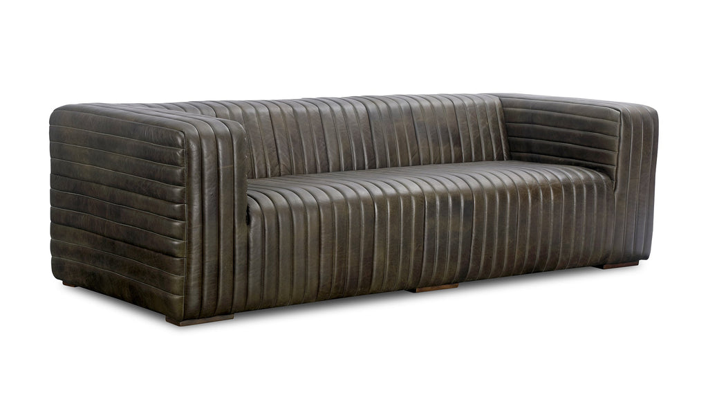 Castle Sofa Olive, 95.0" W