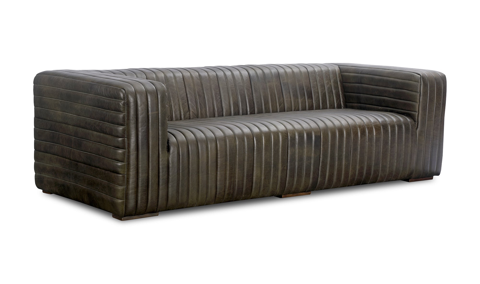 Castle Sofa Olive, 95.0" W