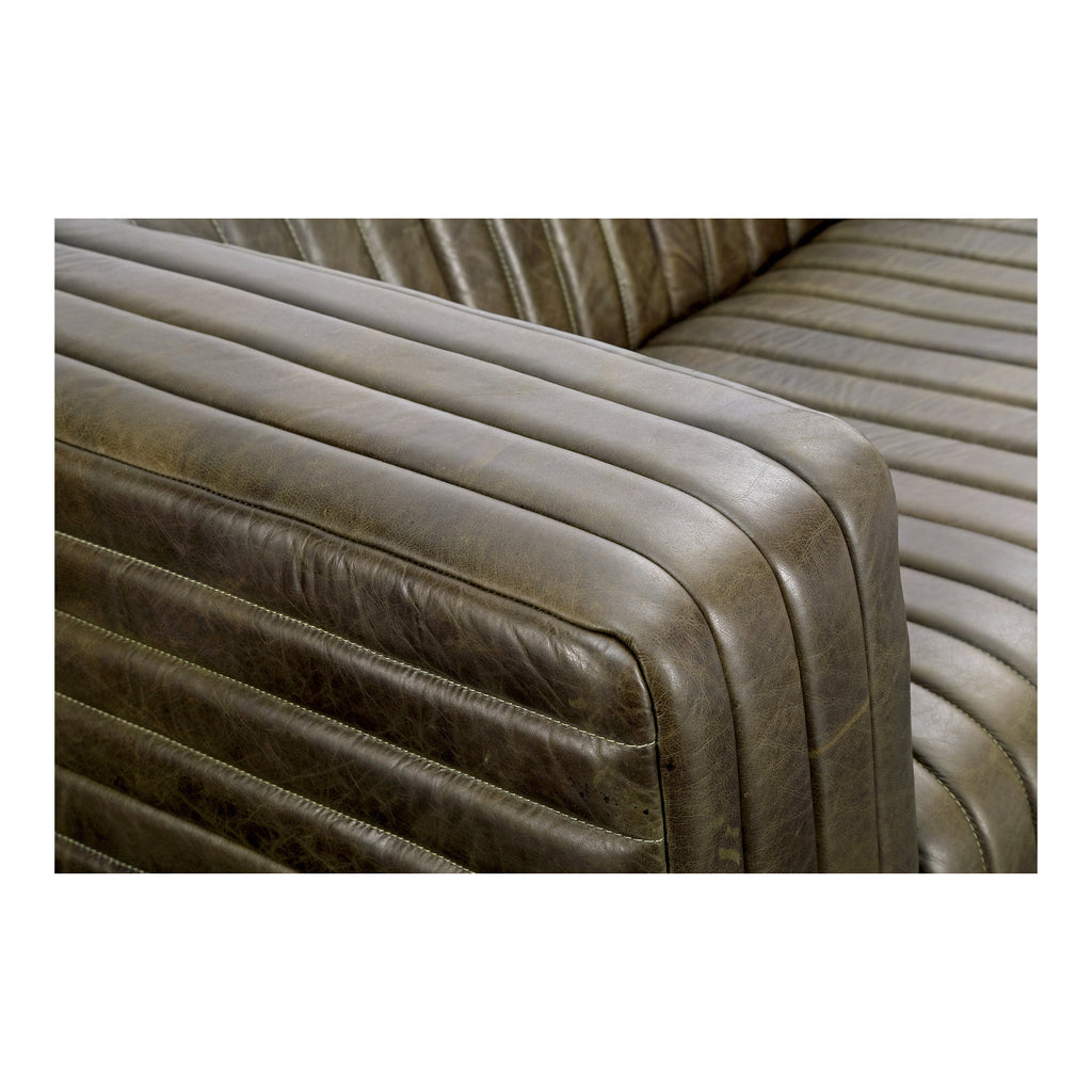 Castle Sofa Olive, 95.0" W