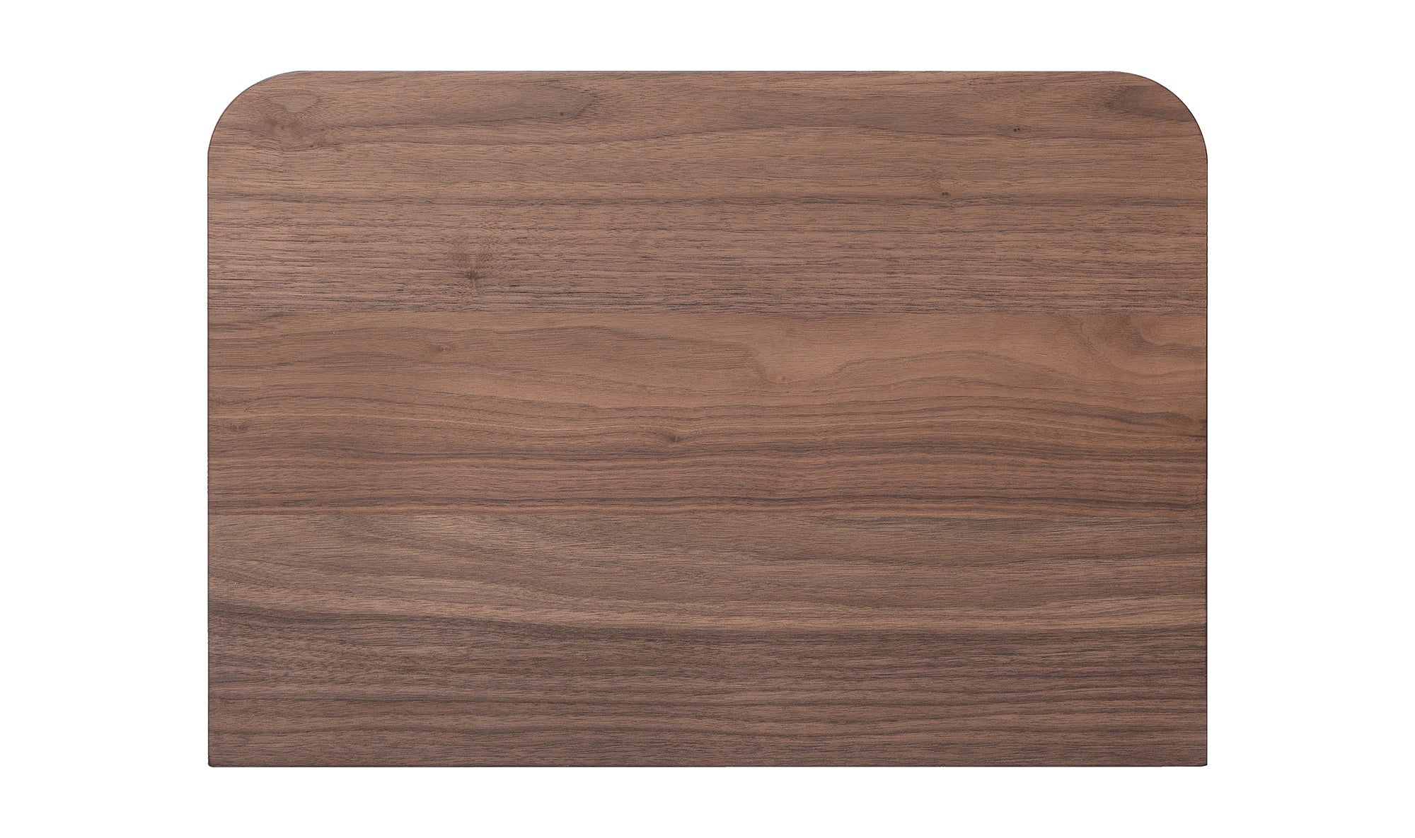 Round Off Walnut Bedroom Collection, 64.0" W