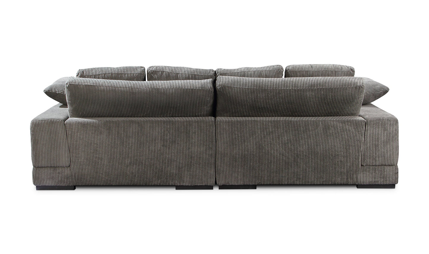 Plunge Sectional Dark Grey